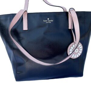 KATE SPADE MEDIUM LEATHER TOTE ROSA DAISY PURSE